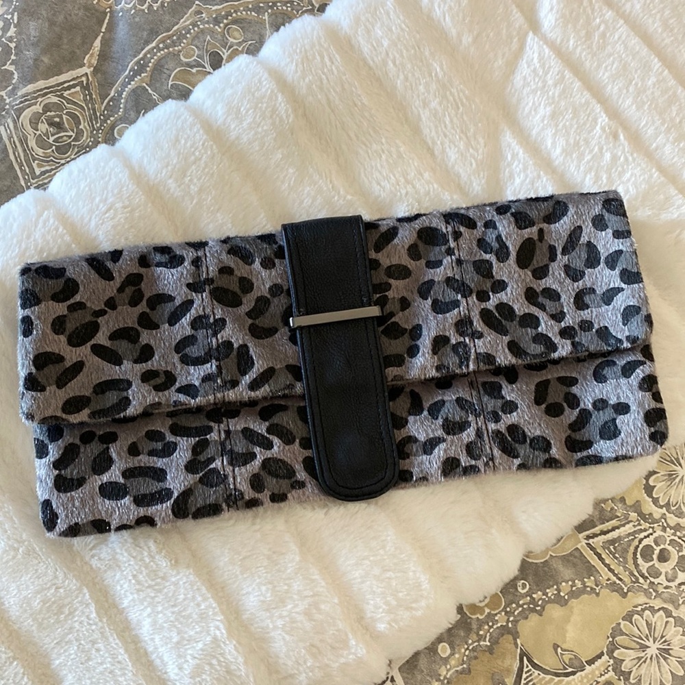 Poppie Jones Pony Hair Clutch